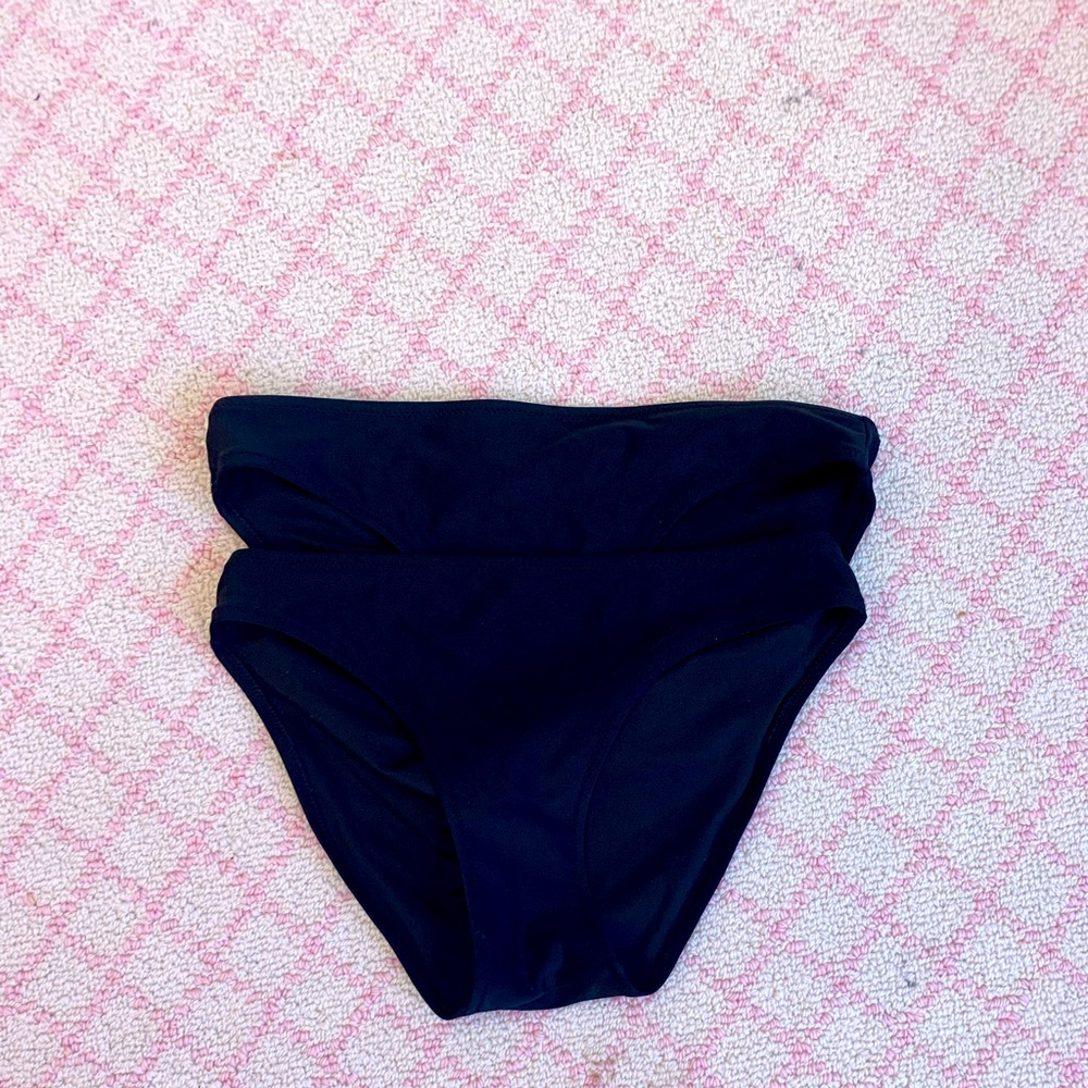 Bundle of two aerie black bikini bottoms